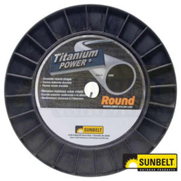 A & I Products Titanium Power Trimmer Line, .105" round 7.3" x8" x8" A-B135105